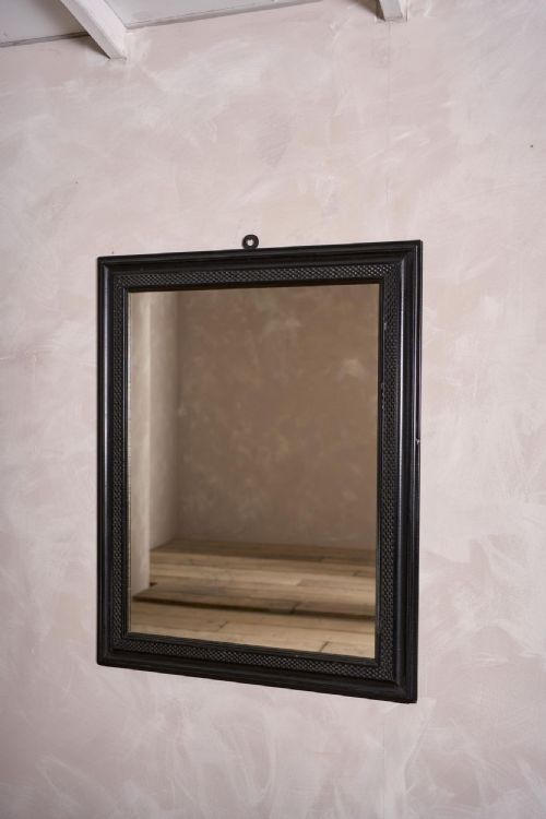 19th Century Italian Ebonised Mirror - No5