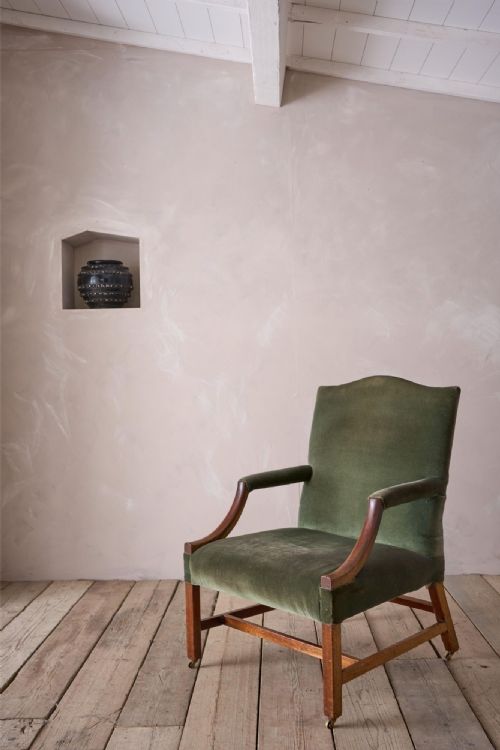Georgian Period Mahogany Framed Gainsborough Chair