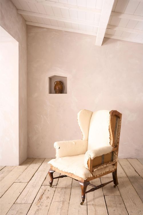 Victorian Stretchered Wingback Armchair by John Reid & Sons