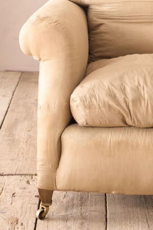 fig 1. Early 20th century wide cushioned armchair