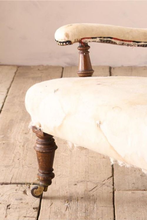 fig 1. 19th century shapely open armchair