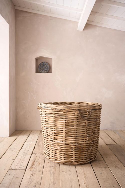 Huge Early 20th Century Wicker Mill Basket
