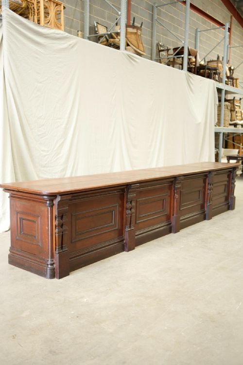 4.95m Victorian Haberdashery Drawer Counter
