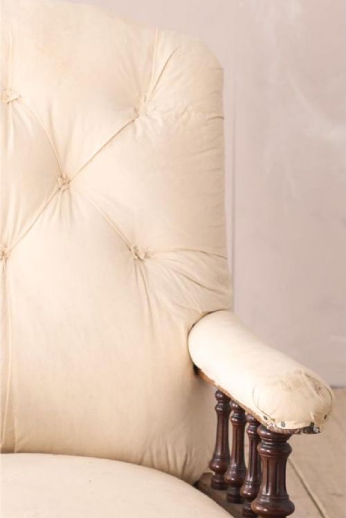 fig 1. 19th century Mahogany spindle open armchair