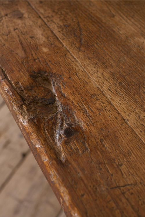 fig 1. HUGE 19th century Pine and Elm dining table