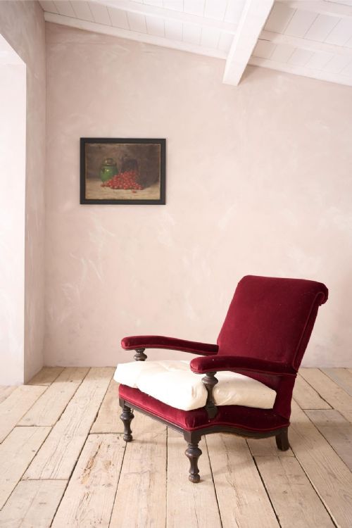 Large Shapely Anglo-indian Style Open Armchair