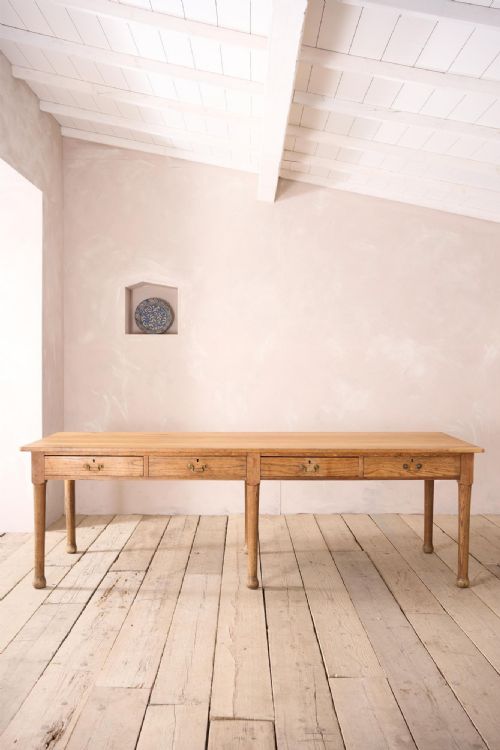 Early 20th Century Oak Bakers Table