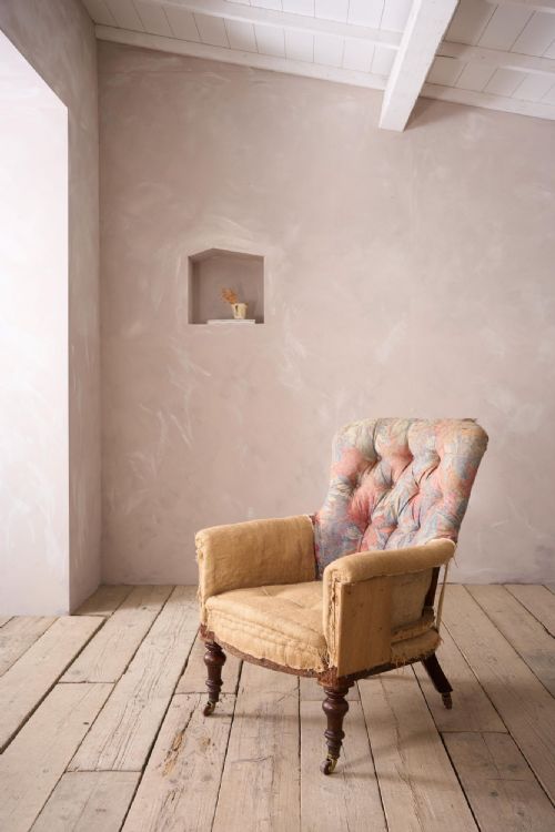 Early Victorian Buttoned Back Country House Armchair
