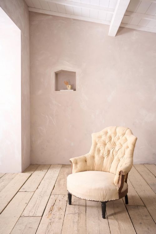 Napoleon III Buttoned Shield Back Armchair