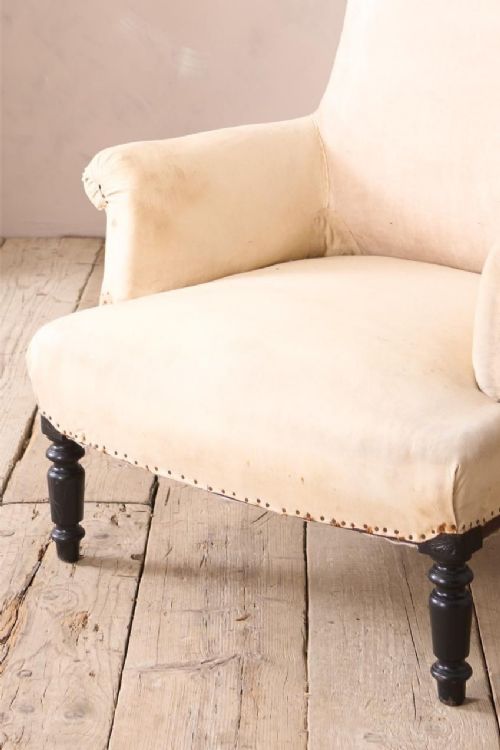 fig 1. Napoleon III square backed armchair