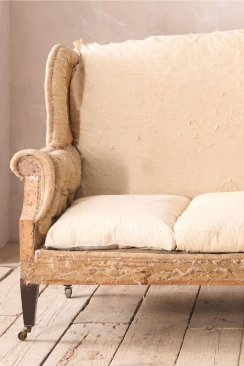 fig 1. Victorian Wingback English country house sofa