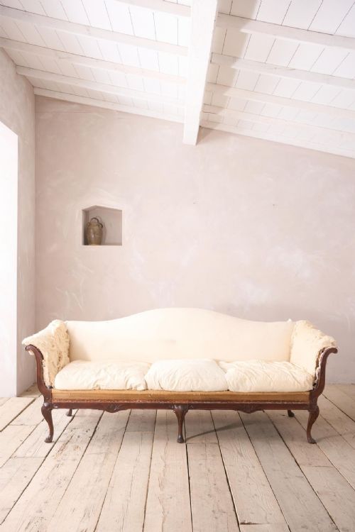 20th Century Georgian Style Camel Backed Sofa