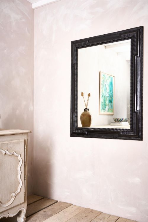 Large 19th Century Italian Ebonised Mirror - No1