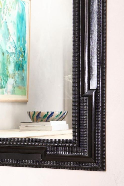fig 1. Large 19th century Italian Ebonised mirror - No1