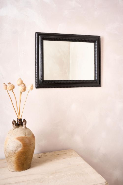 19th Century Ebonised Italian Mirror - No6