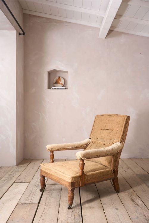 19th Century High Backed Open Armchair by John Reid and Son
