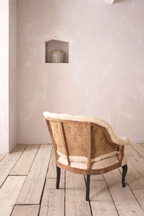 NAPOLEON III BUTTONED BACK CABRIOLE LEGGED TUB CHAIR - ADDITIONAL PHOTO 4