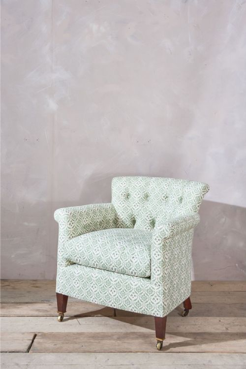 19th Century Howard and Sons Woodstock Armchair
