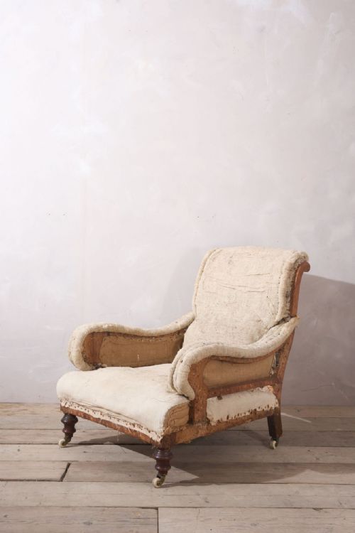 19th Century Howard and Sons Grafton Style Armchair