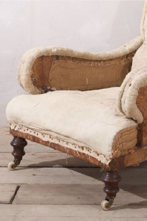 fig 1. 19th century Howard and sons Grafton style armchair