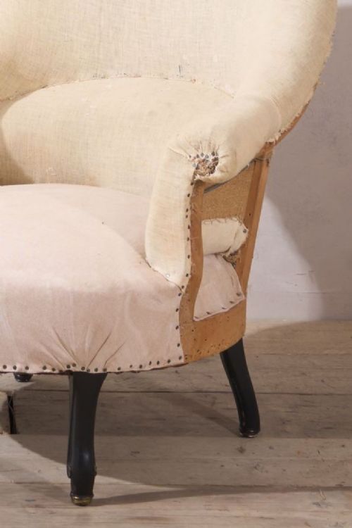 fig 1. Single Napoleon III tub chair