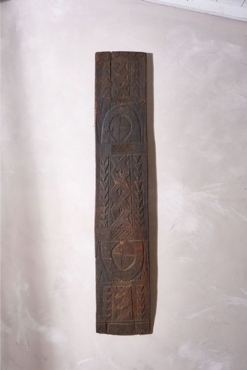 19th Century Carved African Panel Ilekun
