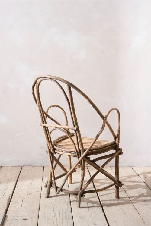 19TH CENTURY ADIRONDACK FOLK ART STICK CHAIR - ADDITIONAL PHOTO 4