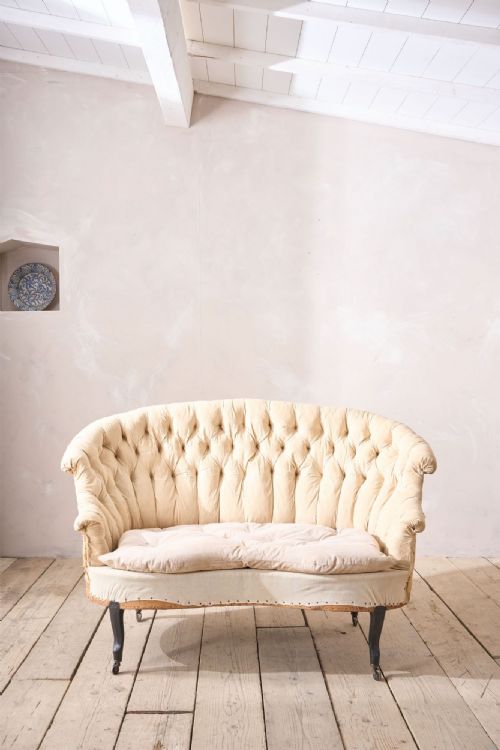 Napoleon III Buttoned Fishtail Sofa