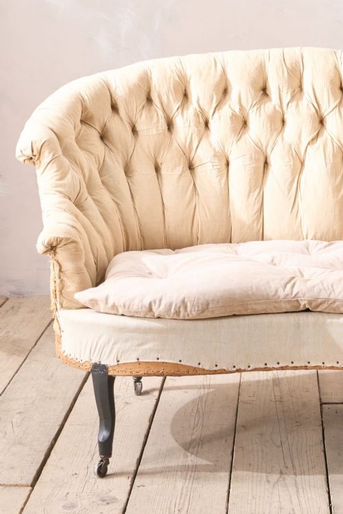 fig 1. Napoleon III buttoned fishtail sofa