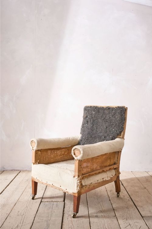 19th Century English Round Armed Armchair
