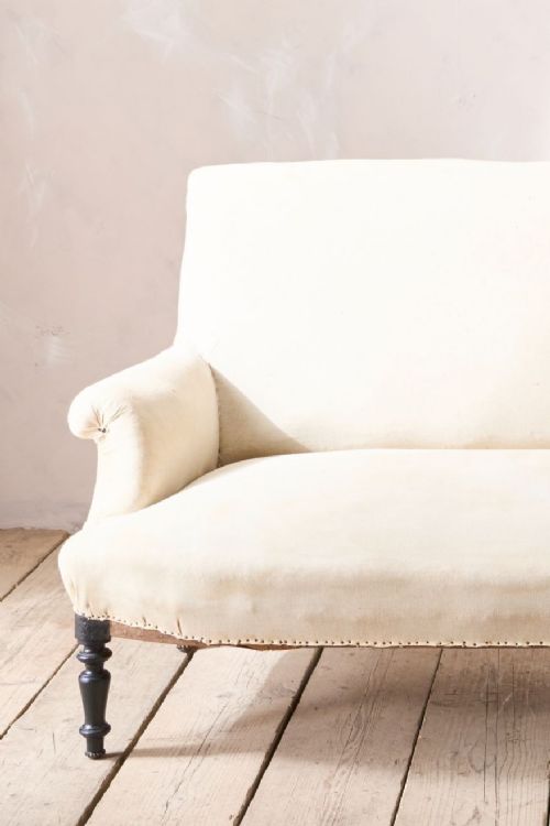 fig 1. Elegant Napoleon III scroll back sofa