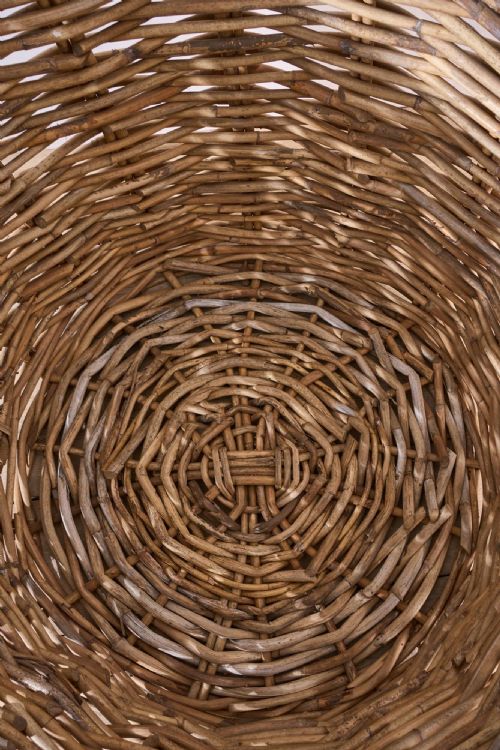 HUGE EARLY 20TH CENTURY WICKER MILL BASKET - ADDITIONAL PHOTO 5