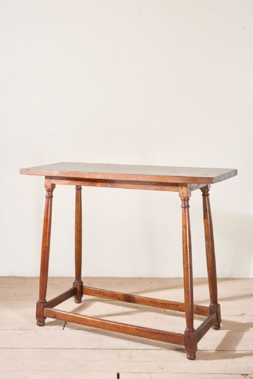 19th Century Spanish Walnut Console Table

