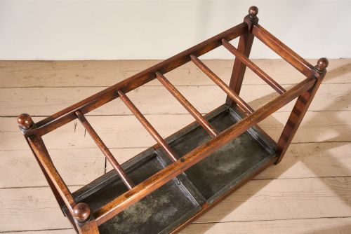 LARGE 19TH CENTURY PITCH PINE STICK STAND - ADDITIONAL PHOTO 5