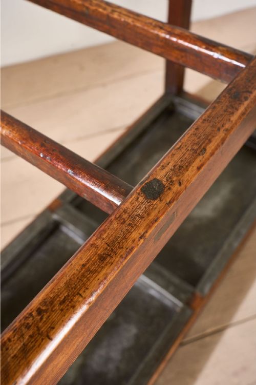 LARGE 19TH CENTURY PITCH PINE STICK STAND - ADDITIONAL PHOTO 6