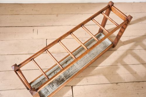 LONG 19TH CENTURY PINE STICK STAND - ADDITIONAL PHOTO 5