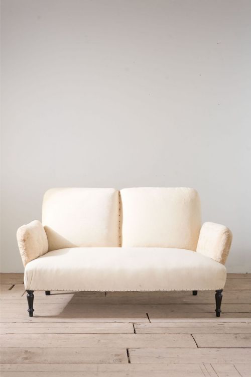 Napoleon III 2 Seater Pillow Armed Sofa