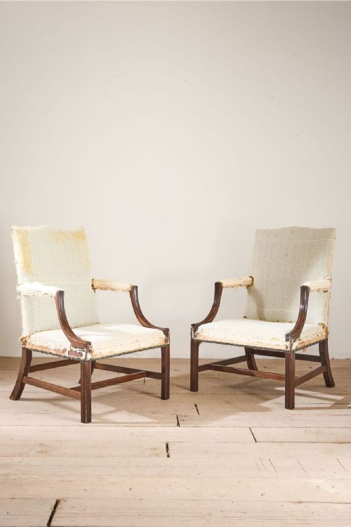 Pair of 20th Century Gainsborough Chairs
