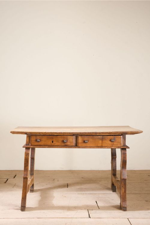 18th Century Spanish Single Plank Walnut Table