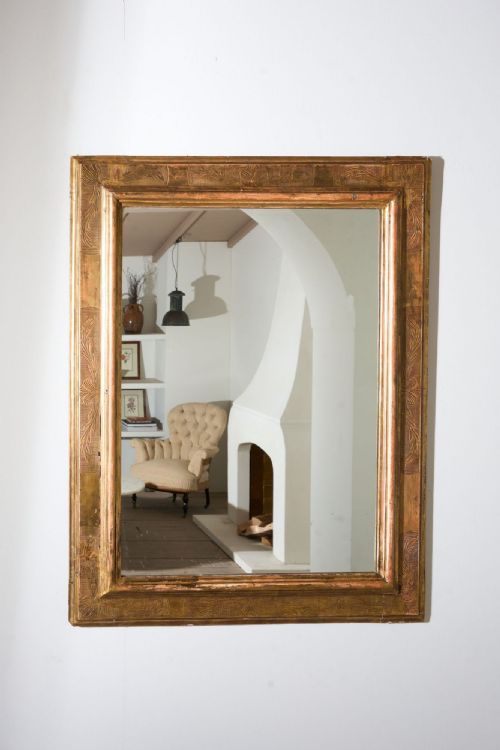 Early 19th Century Large Spanish Gilt Mirror