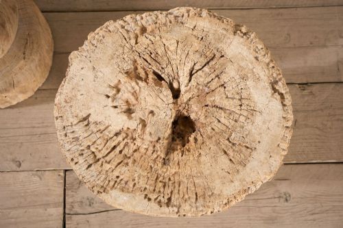 PAIR OF 19TH CENTURY RUSTIC WOOD SIDE TABLES - ADDITIONAL PHOTO 4