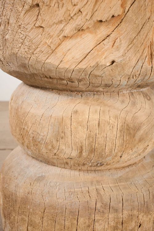 PAIR OF 19TH CENTURY RUSTIC WOOD SIDE TABLES - ADDITIONAL PHOTO 7