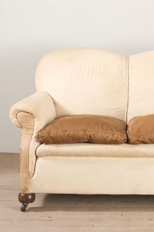 fig 1. Early 20th century Scalloped back country house sofa