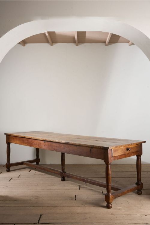 19th Century French Oak Farmhouse Dining Table
