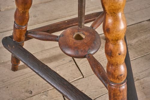 19TH CENTURY COUNTRY SWIVEL STOOL - ADDITIONAL PHOTO 5