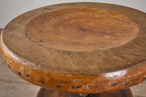 19TH CENTURY COUNTRY SWIVEL STOOL - ADDITIONAL PHOTO 10