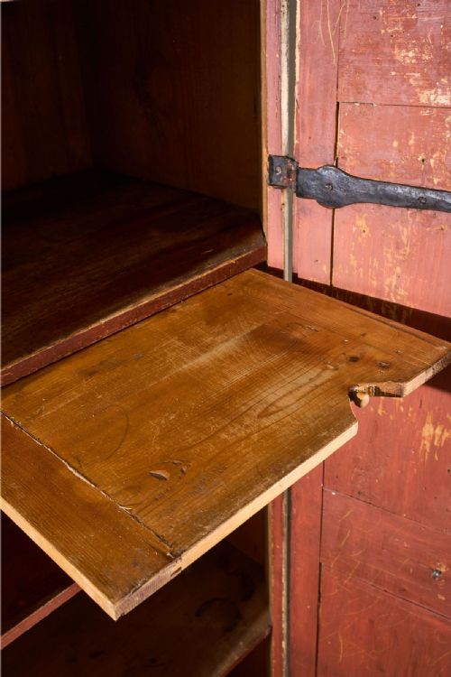 19TH CENTURY ITALIAN PAINTED MARRIAGE CUPBOARD - ADDITIONAL PHOTO 7