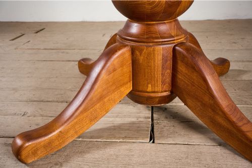 ART DECO CIRCULAR MARQUETRY INLAID CENTRE TABLE - ADDITIONAL PHOTO 6