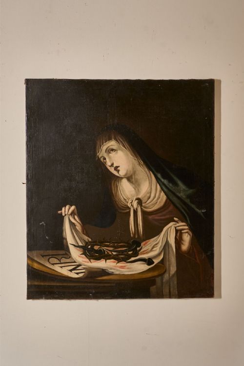 18th Century Spanish Painting of Mary 'Passion of Christ'