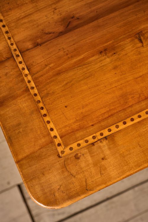 UNUSUAL 19TH CENTURY CHERRYWOOD CHEST OF DRAWERS - ADDITIONAL PHOTO 5